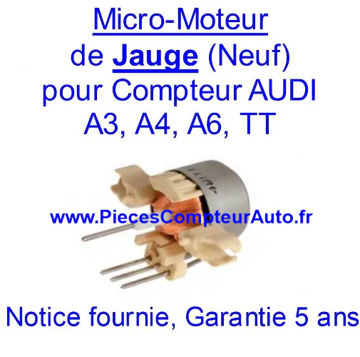 1 Micro moteur de jauge : Carburant Ou Temperature d'eau, pour compteur Audi A3 A4 A6 TT
